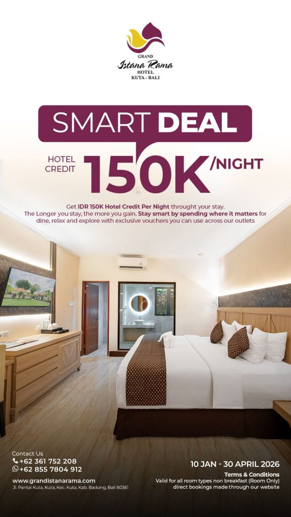 smart deal Grand Istana Rama Kuta Bali