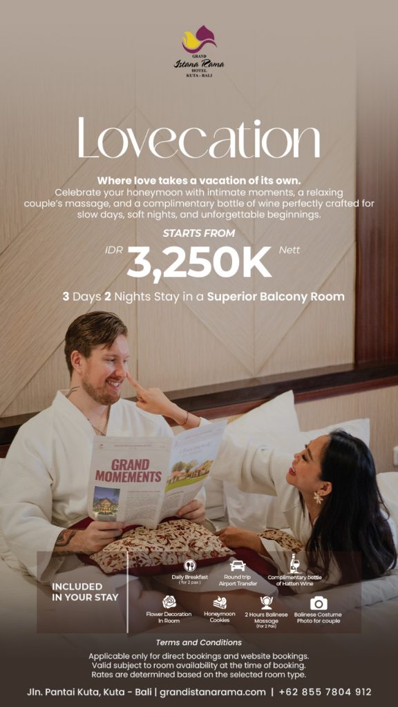 Lovecation Grand Istana Rama Kuta Bali